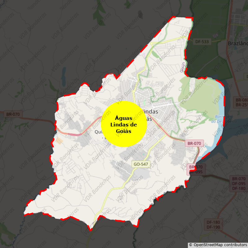 Imagem da Bandeira Águas Lindas de Goiás