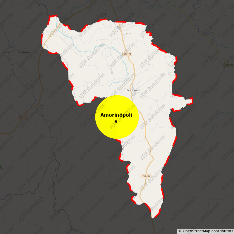 Imagem da Bandeira Amorinópolis