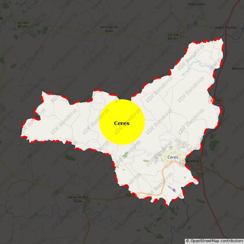 Imagem da Bandeira Ceres