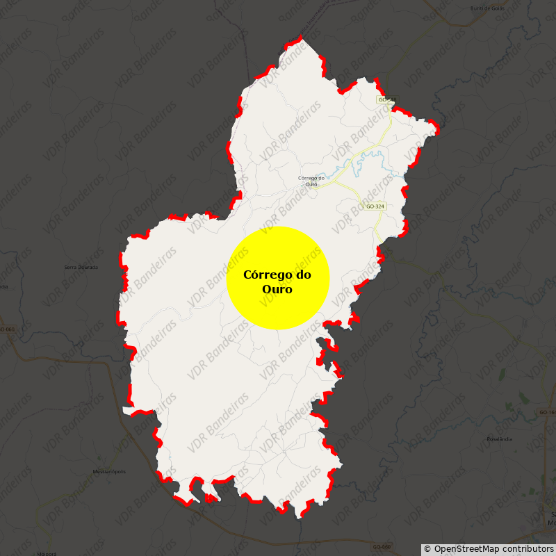 Imagem da Bandeira Córrego do Ouro