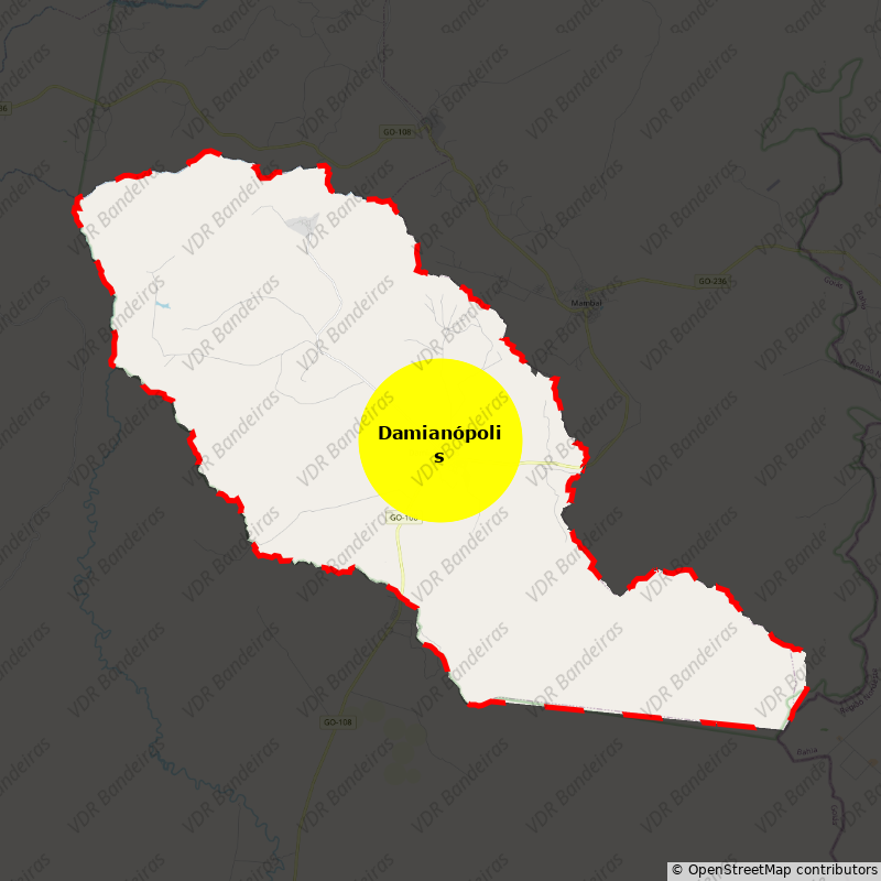 Imagem da Bandeira Damianópolis