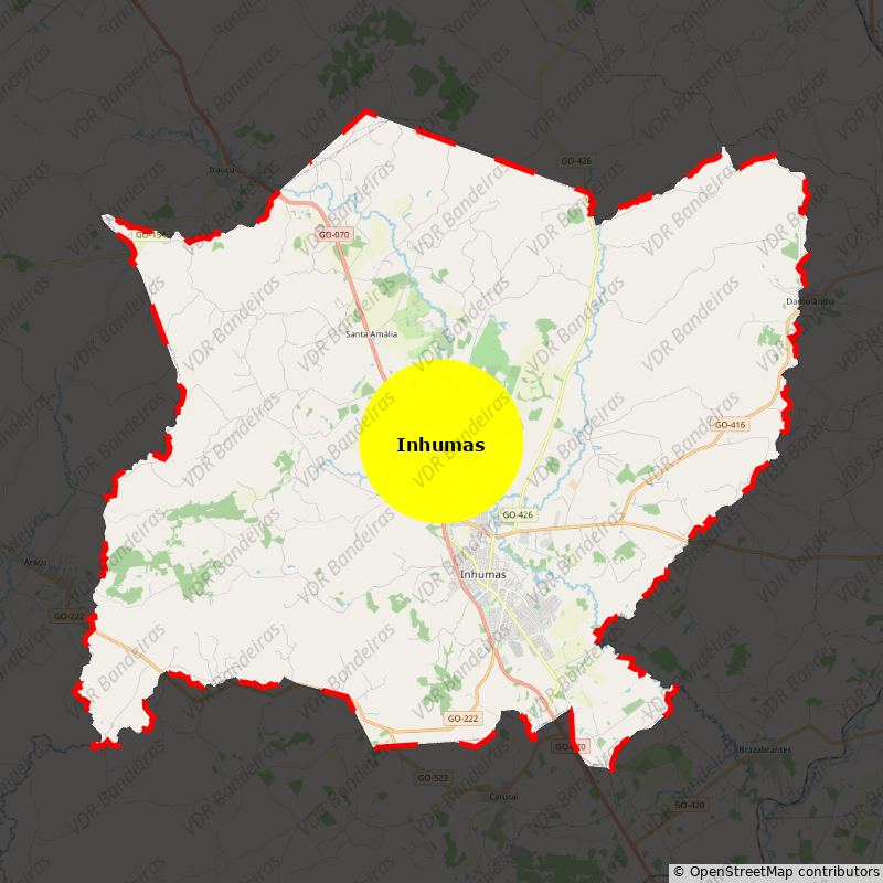 Imagem da Bandeira Inhumas