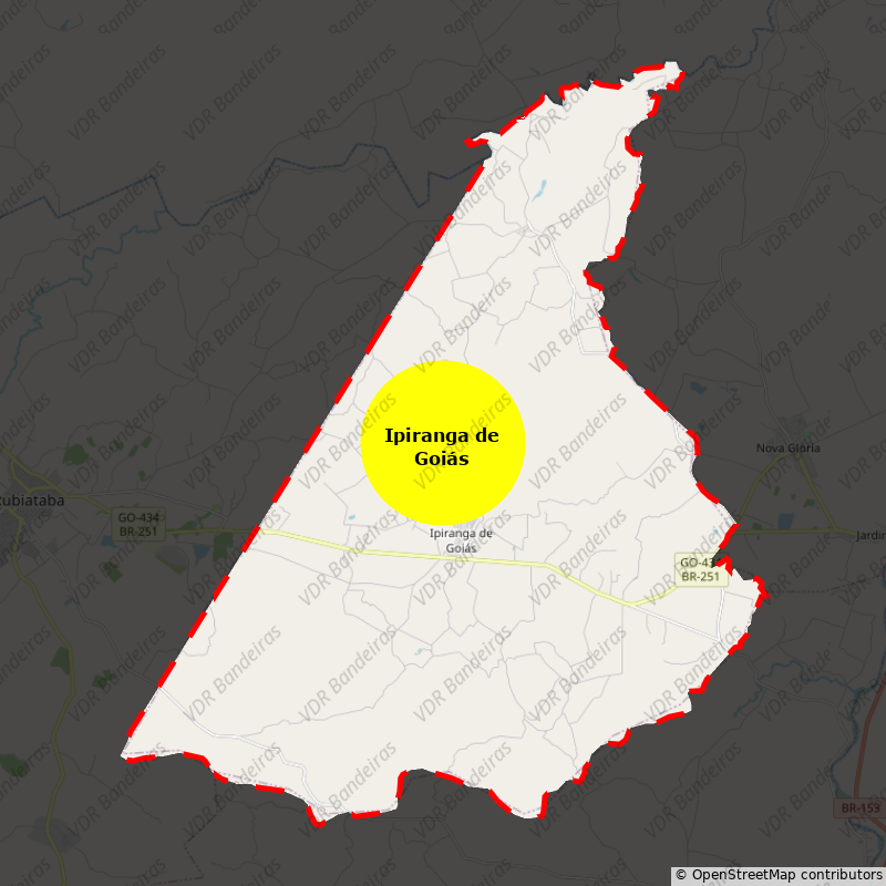 Imagem da Bandeira Ipiranga de Goiás