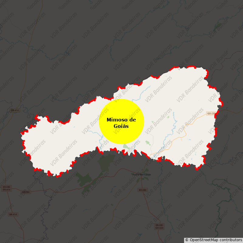 Imagem da Bandeira Mimoso de Goiás