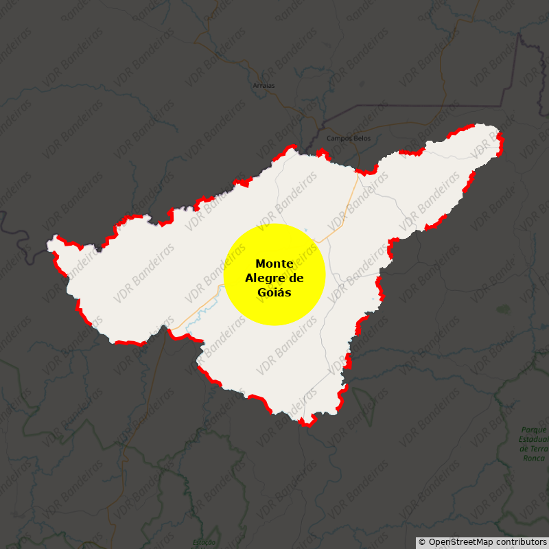 Imagem da Bandeira Monte Alegre de Goiás
