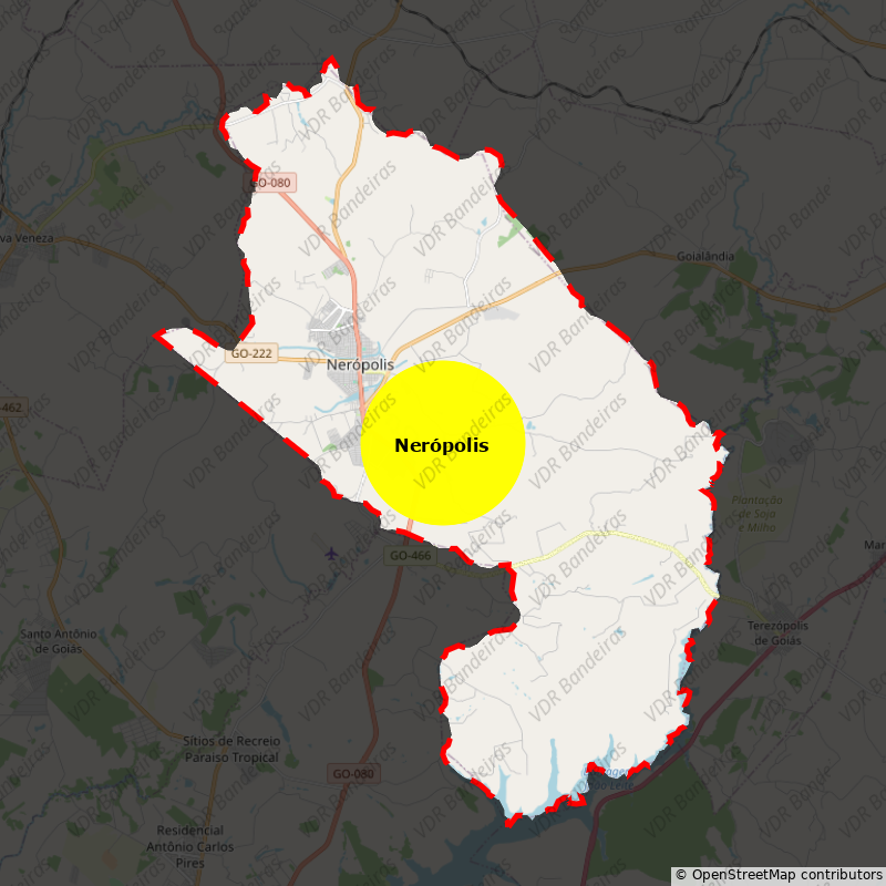 Imagem da Bandeira Nerópolis