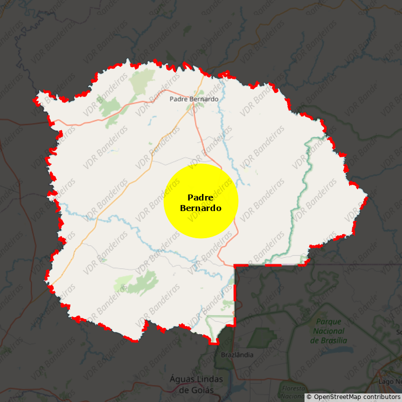 Imagem da Bandeira Padre Bernardo