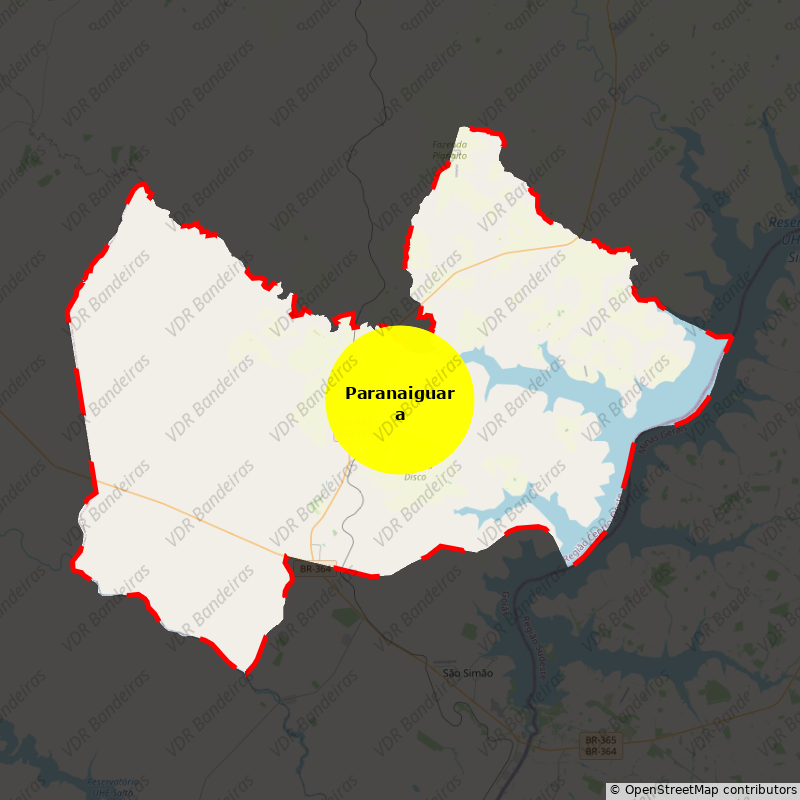 Imagem da Bandeira Paranaiguara