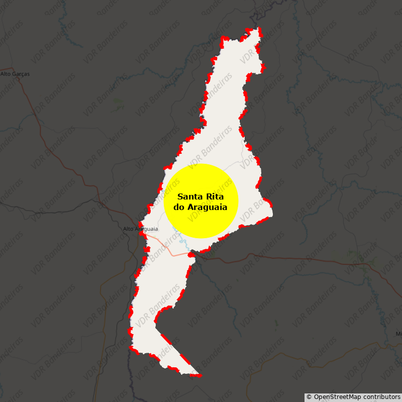 Imagem da Bandeira Santa Rita do Araguaia