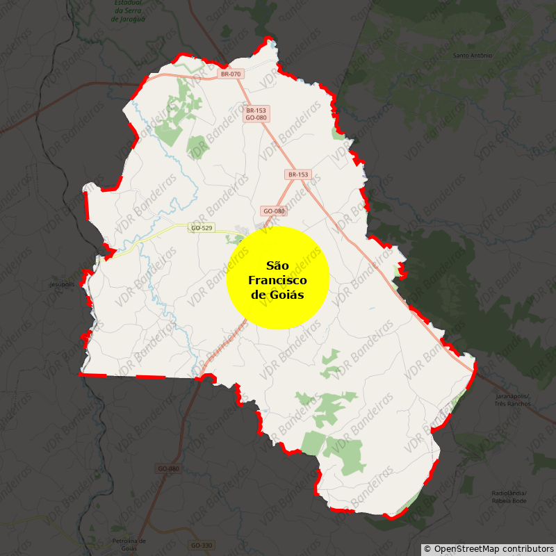 Imagem da Bandeira São Francisco de Goiás