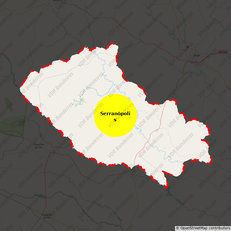 Imagem da Bandeira Serranópolis