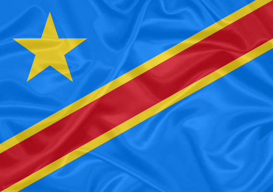 Imagem da Bandeira República Democrática do Congo