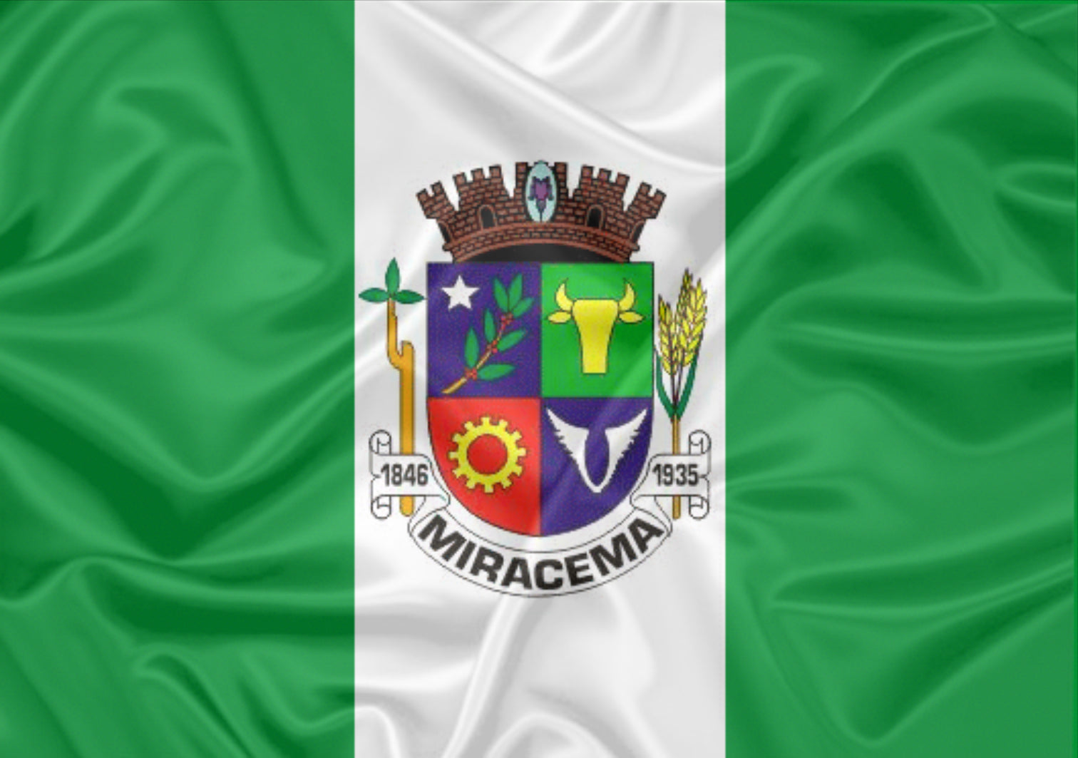 Imagem da Bandeira Miracema