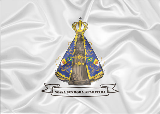 Imagem da Bandeira Nossa Senhora Aparecida