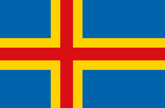 Imagem da Bandeira Ilhas de Aland