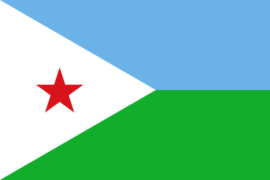 Imagem da Bandeira Djibuti