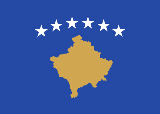 Imagem da Bandeira Kosovo