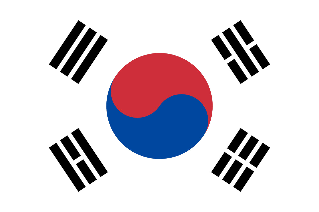 Imagem da Bandeira Coreia do Sul