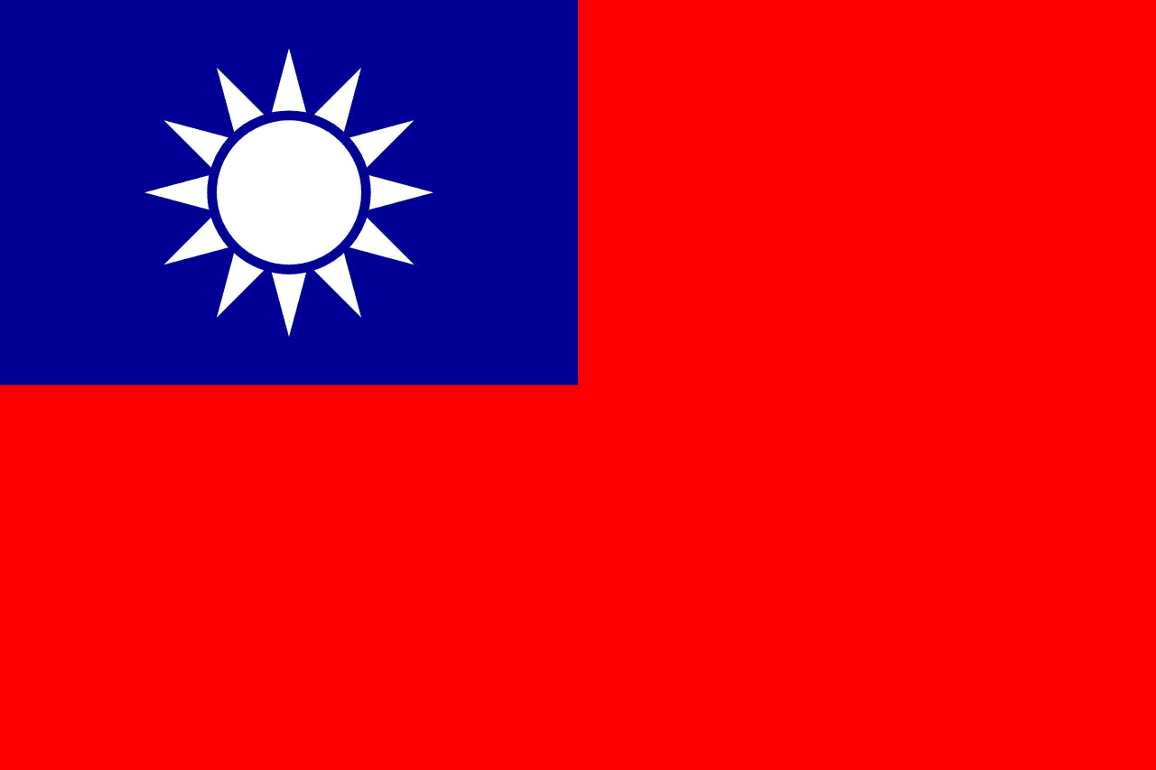 Imagem da Bandeira Taiwan