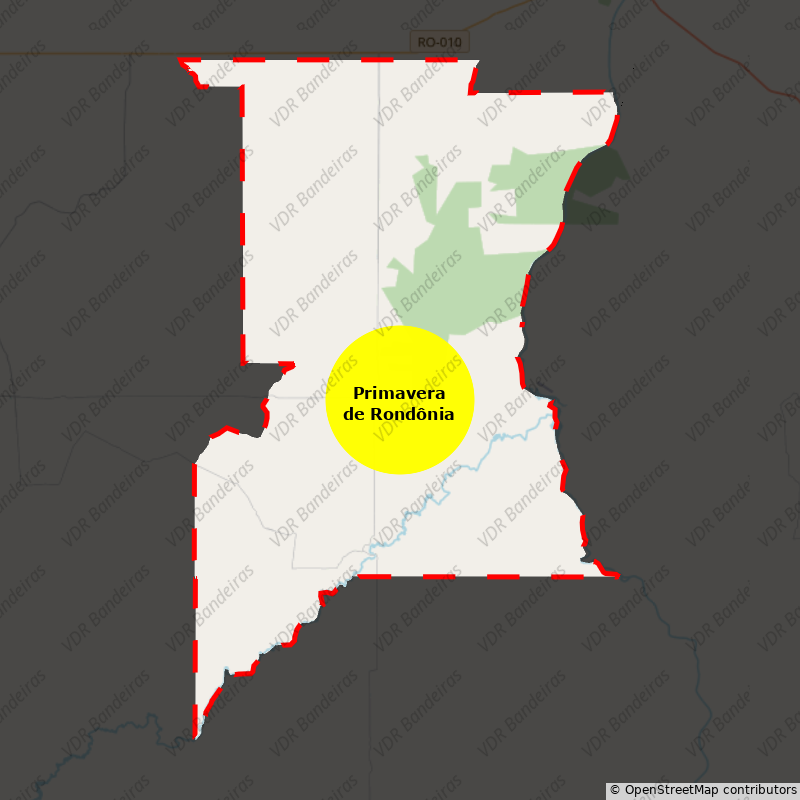 Imagem da Bandeira Primavera de Rondônia