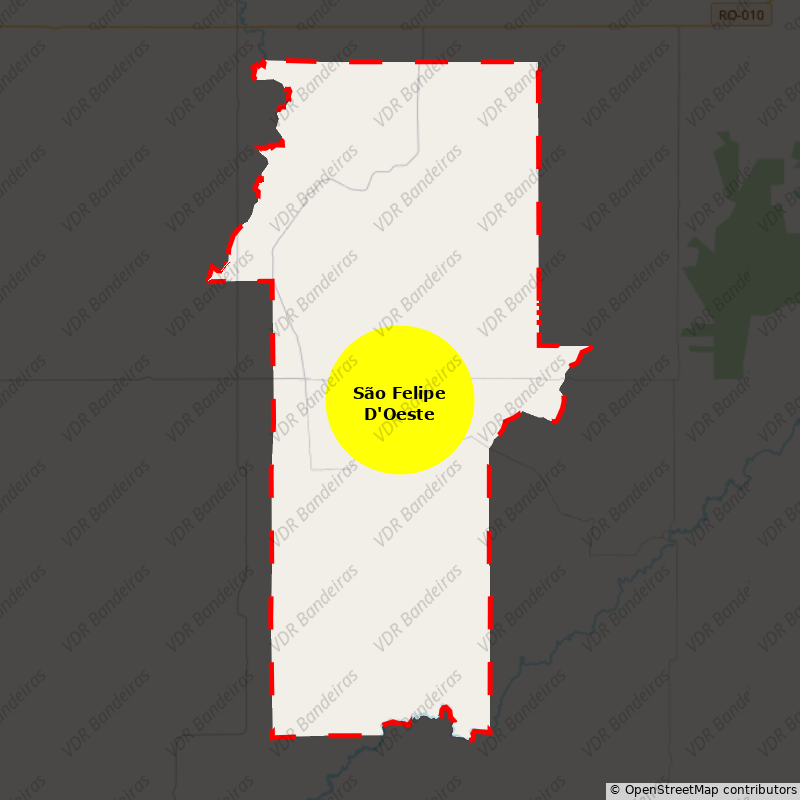 Imagem da Bandeira São Felipe D'Oeste