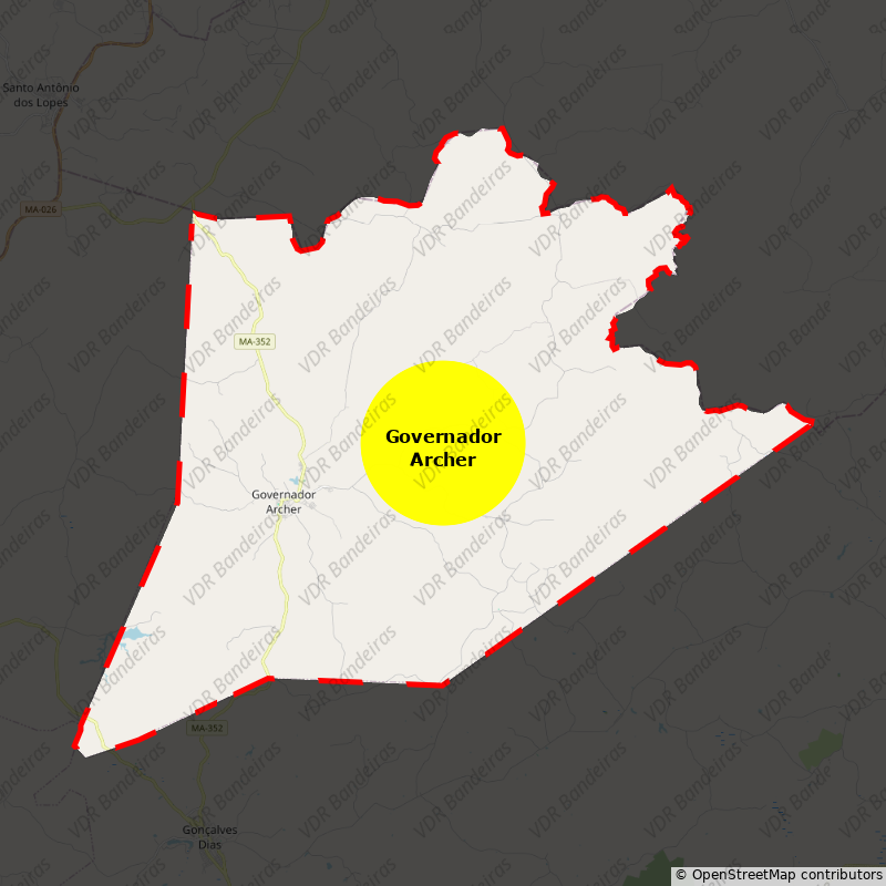 Imagem da Bandeira Governador Archer