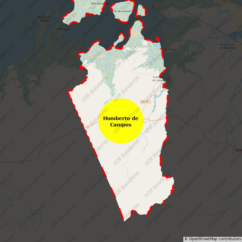 Imagem da Bandeira Humberto de Campos