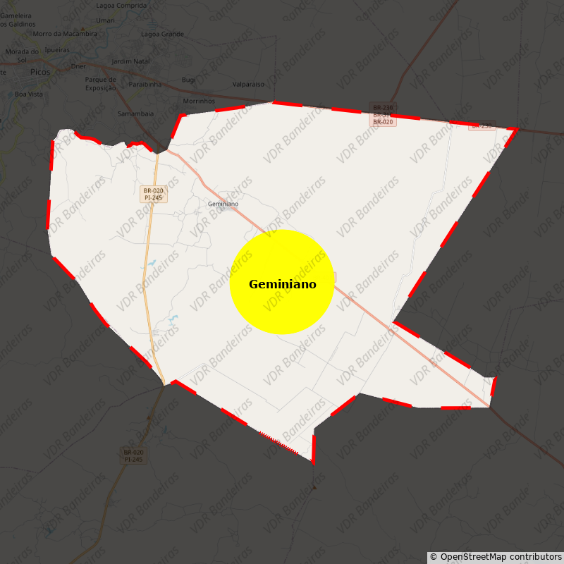 Imagem da Bandeira Geminiano