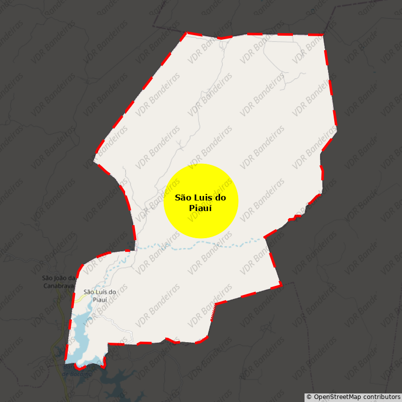 Imagem da Bandeira São Luis do Piauí