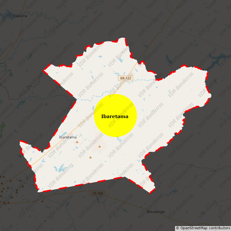 Imagem da Bandeira Ibaretama