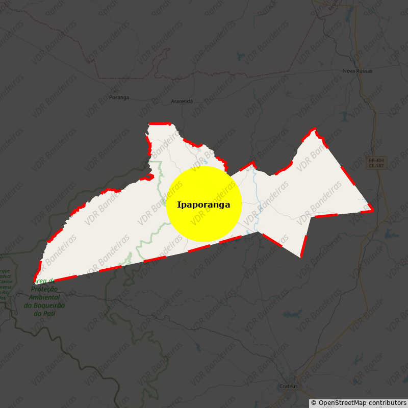Imagem da Bandeira Ipaporanga