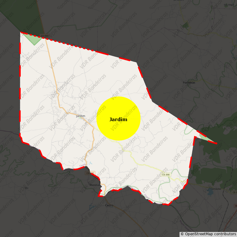 Imagem da Bandeira Jardim