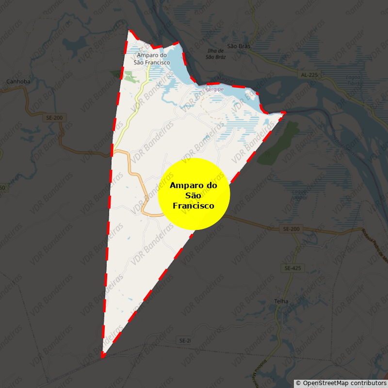 Imagem da Bandeira Amparo do São Francisco