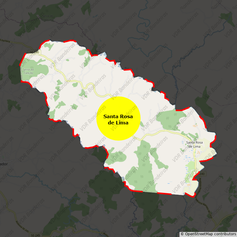 Imagem da Bandeira Santa Rosa de Lima