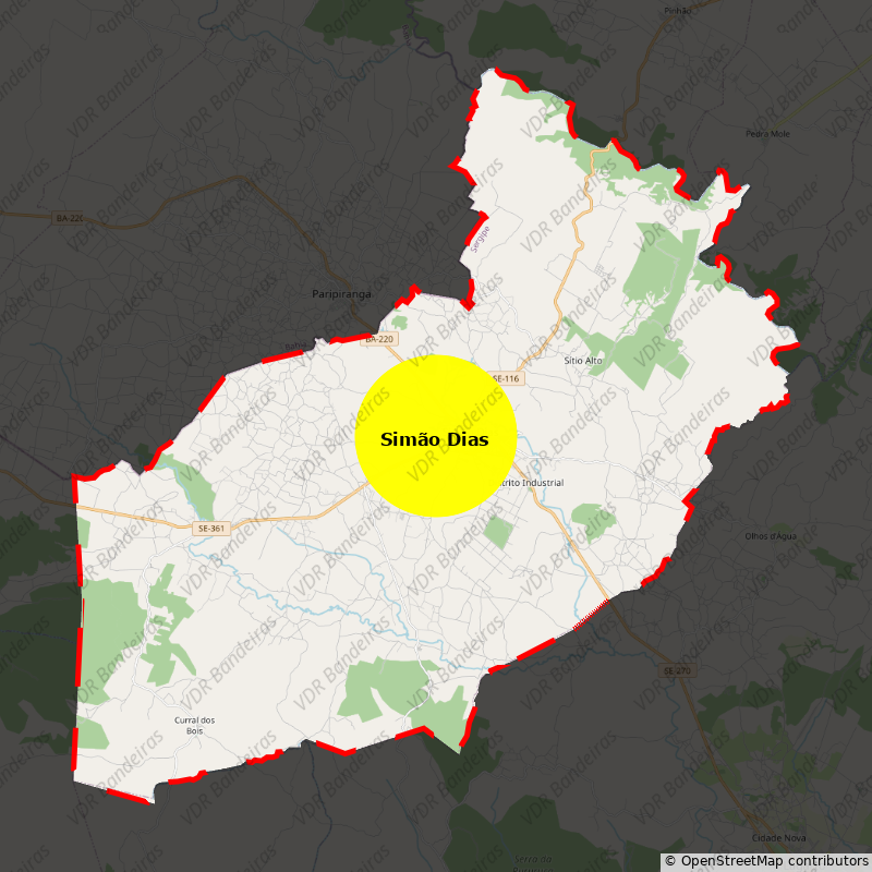 Imagem da Bandeira Simão Dias