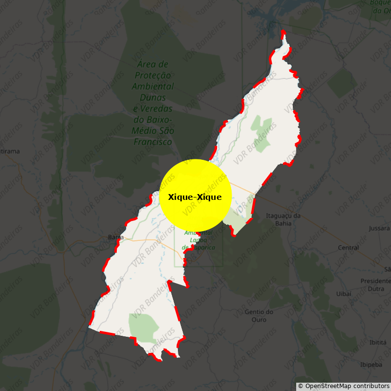 Imagem da Bandeira Xique-Xique