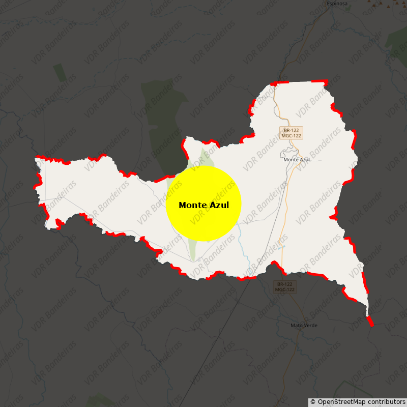 Imagem da Bandeira Monte Azul