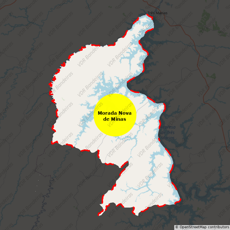 Imagem da Bandeira Morada Nova de Minas