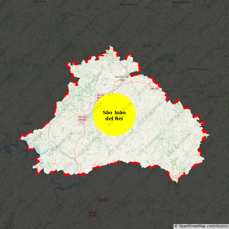 Imagem da Bandeira São João del Rei