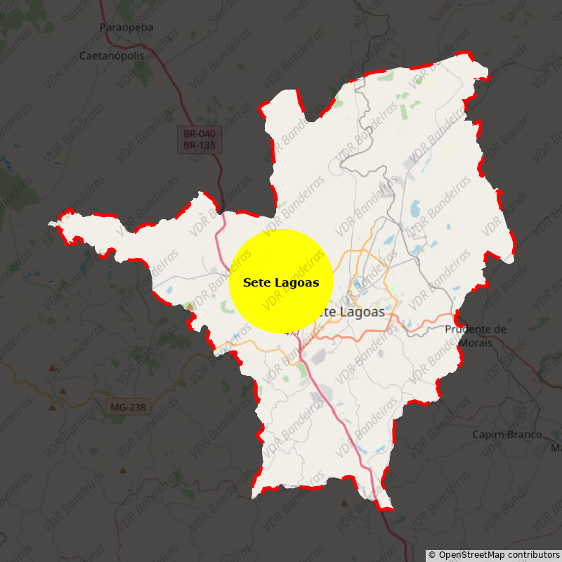 Imagem da Bandeira Sete Lagoas