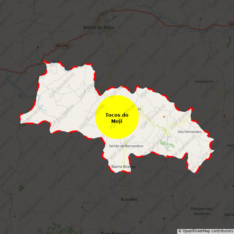 Imagem da Bandeira Tocos do Moji