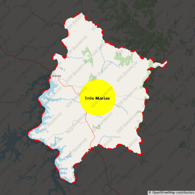 Imagem da Bandeira Três Marias