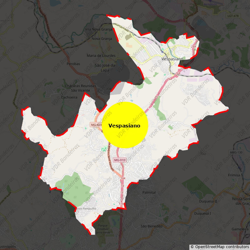 Imagem da Bandeira Vespasiano