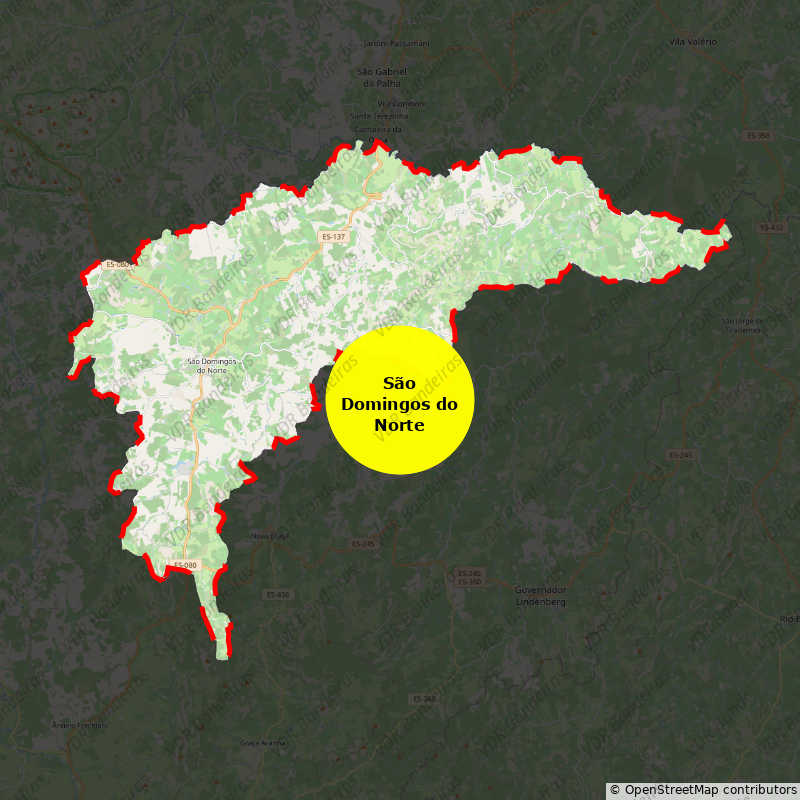 Imagem da Bandeira São Domingos do Norte