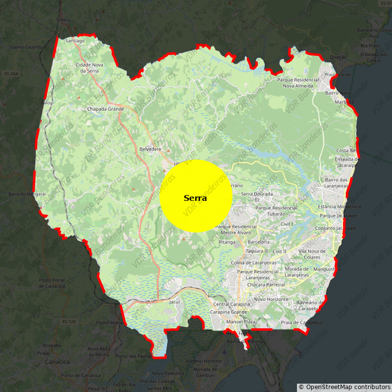Imagem da Bandeira Serra