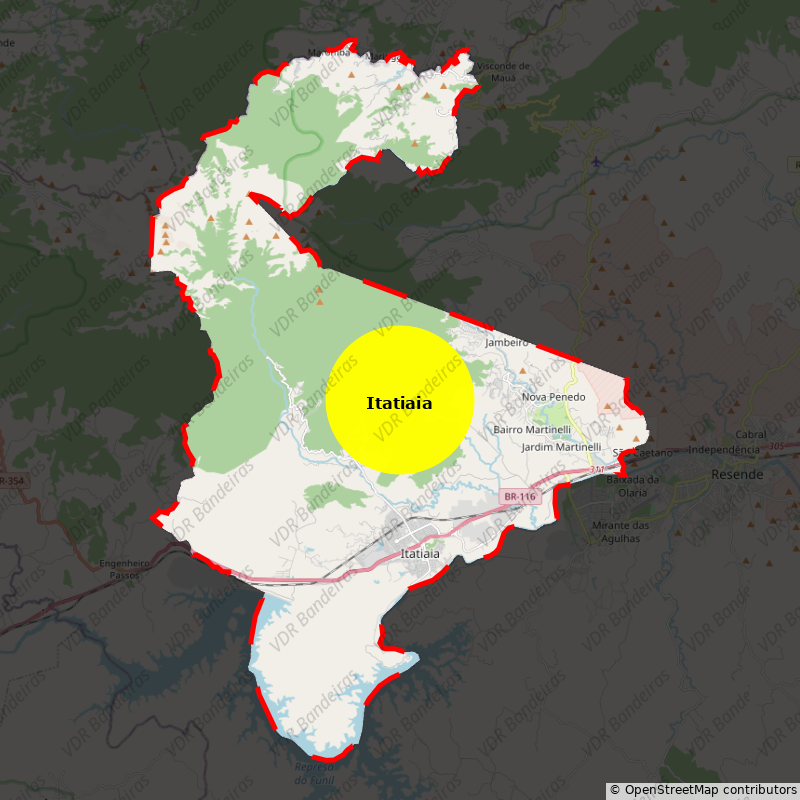 Imagem da Bandeira Itatiaia