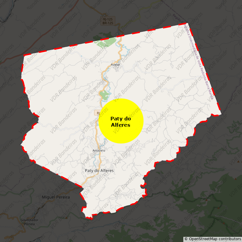 Imagem da Bandeira Paty do Alferes