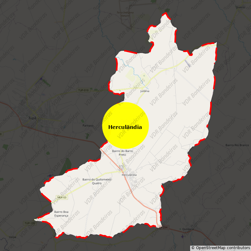 Imagem da Bandeira Herculândia