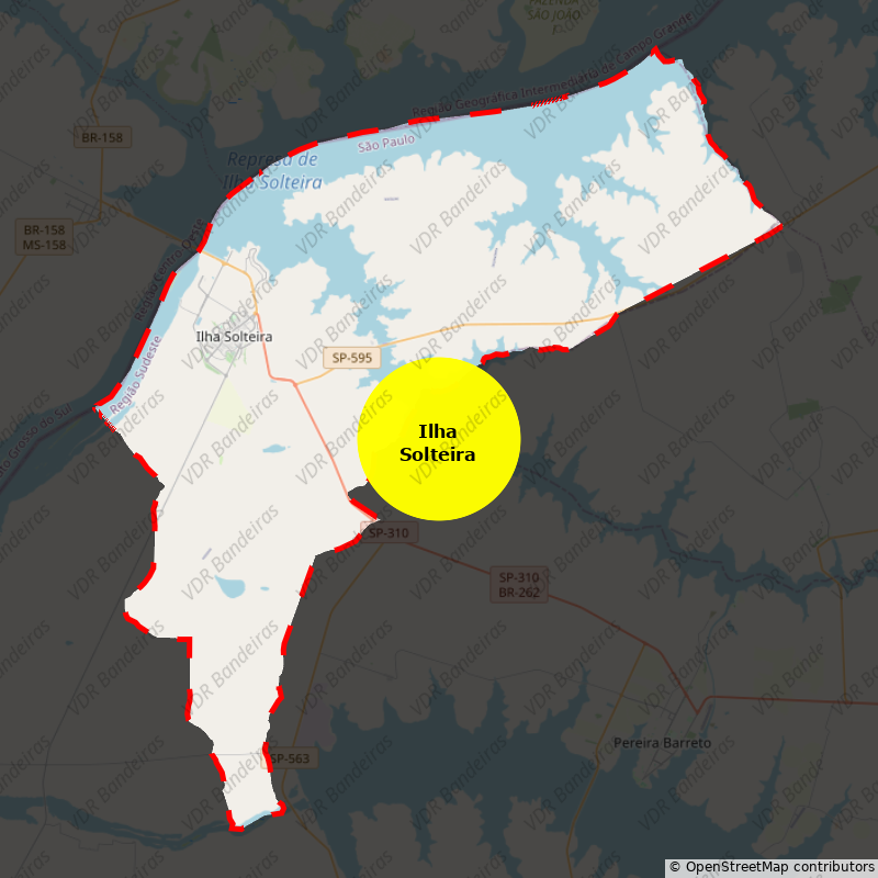 Imagem da Bandeira Ilha Solteira