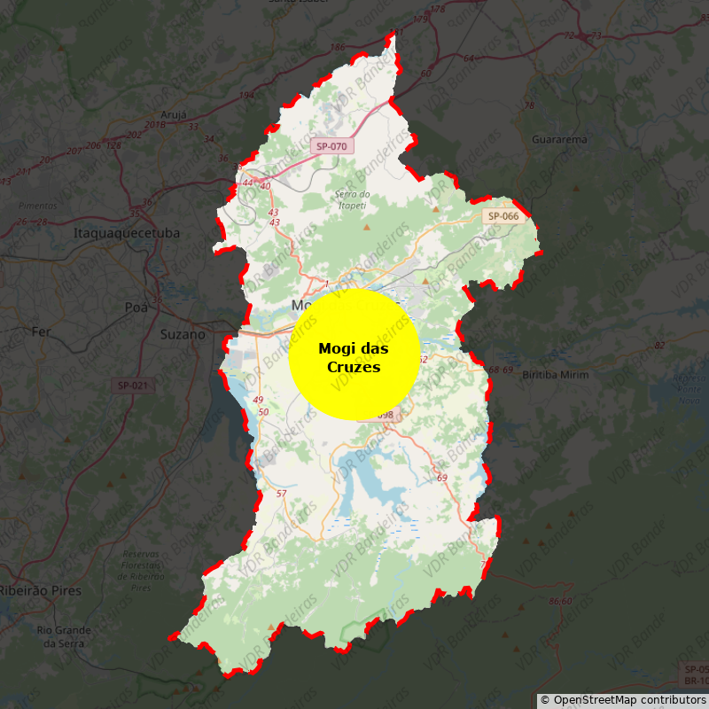 Imagem da Bandeira Mogi das Cruzes